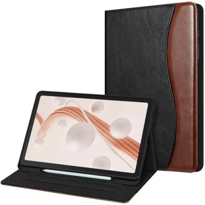 Bild av Fintie Fodral för Samsung Galaxy Tab S6 Lite 10,4 tum 2022/2020 (modell SM P610/P613/P615/P619) med S pennhållare, flervinklat visningsfolio, stativ skydd ficka, vakna/sömn (dubbel färg)