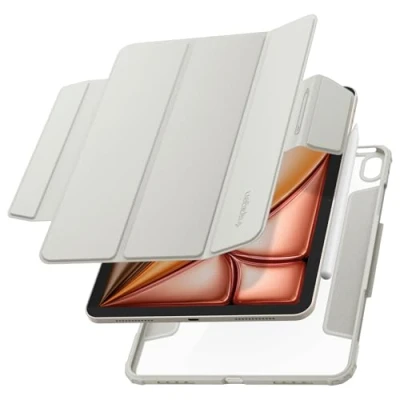 Bild av Spigen AirSkin Pro kompatibel med iPad Air 6:e generationen 11 tum M2 (2024)/iPad 5th Generation fodral (2022)/iPad 4:e (2020) 10,9 avtagbart magnetiskt