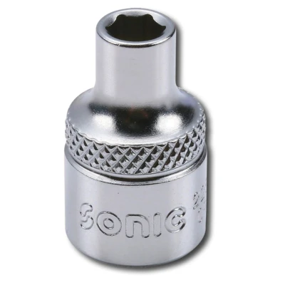 Bild av SONIC 22510 Clé à douille 3/8 héxagonal intérieur DIN 3120 , 3124 10 mm Acier chrome vanadium