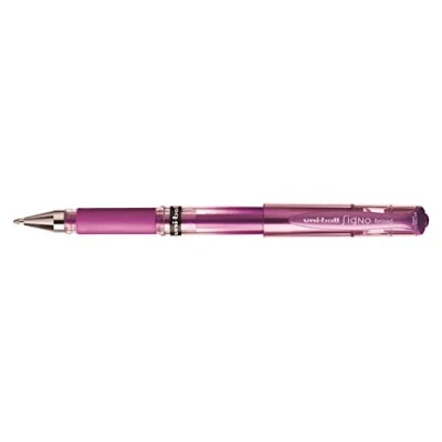Bild av uni ball 146830 1,0 mm &quot;Signo Um 154&quot; gelpenna rosa metallisk