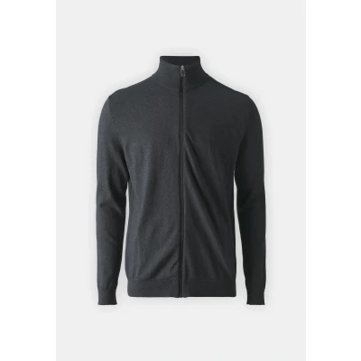 Bild av Selected Homme BERG FULL ZIP B NOOS Kofta, Storlek: Small, Antracit/melange