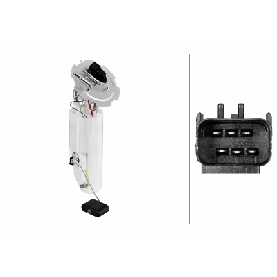 Bild av HELLA 8TF 358 306 291 Unité d&#039;injection de carburant avec joint d&#039;étanchéite, palpeur électrique Essence DAEWOO: Lanos 3/5 portes