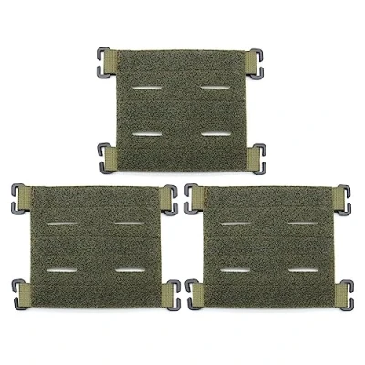 Bild av MiOYOOW 3PCS Molle Patch Panel, Taktiska Lappar Fjäder Fäste Med Taktisk Väst Utomhus Ryggsäck