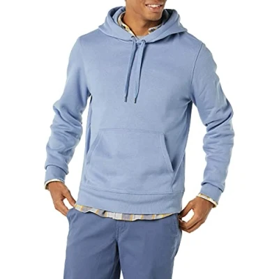 Bild av Amazon Essentials Men&#039;s Fleecetröja med huva (finns i Big &amp; Tall), Isblå, XL