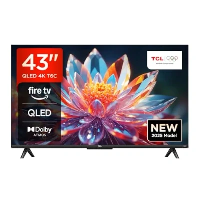 Bild av TCL 43T6C 43&quot; QLED 4K HDR Fire TV (Smart with Dolby Vision &amp; Atmos, HDR10+, Tap Ask Alexa)