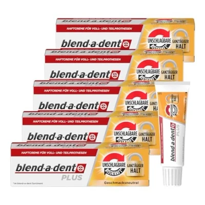 Bild av Blend a dent Plus Duo kraft premium självhäftande kräm, 6 pack (6 x 40 g)