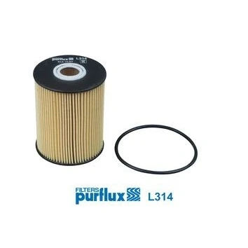 Bild av PURFLUX L314 Filtre à huile Cartouche filtrante VOLKSWAGEN: TRANSPORTER 4 Bus, Sharan I, GOLF 3, AUDI: Q7, A8 D2, PORSCHE: Cayenne