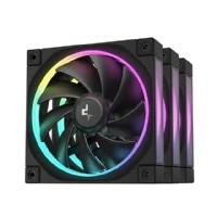 Bild av DeepCool FL12 3in1 (3 Pack) Chassi fläkt 120mm Svart med RGB LED 32 dBA