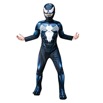 Bild av Rubies 702761S Marvel Spider Man Venom Deluxe Kostym, Pojkar, Som visas, S Ålder 3 4 Halloween