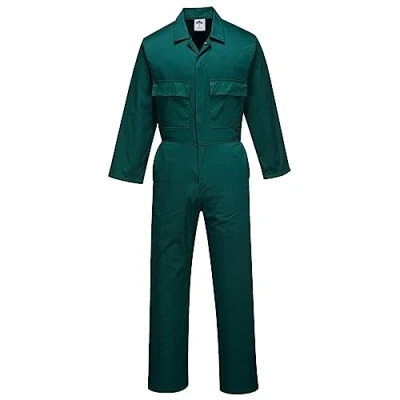 Bild av Portwest S999 Herr Euro Arbetskläder Polycotton Overall Overaller Flaska Grön, L
