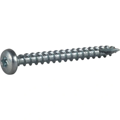 Bild av TRÄSKRUV KULLRIGT HUVUD TX30 HELGÄNGAD FZB 6X60MM 100ST Beijerbygg Byggmaterial