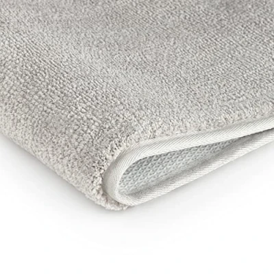 Bild av Blumtal Badrumsmatta Non slip OEKO TEX certifierad badmatta, tvättbar mjuk duschmatta 50x80 cm, mörkgrå
