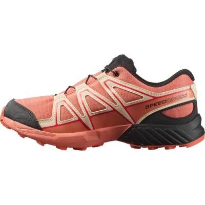 Bild av Salomon Speedcross WP Unisex Hikingskor för barn, Storlek: 29, Emberglow/tender peach/fusion coral Konstmaterial/textil