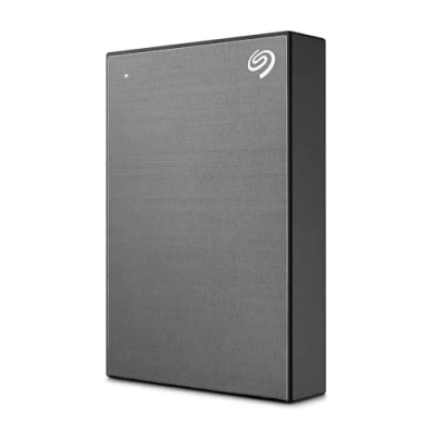 Bild av Seagate One Touch, 2 TB, bärbar extern hårddisk, lösenordsaktiverad hårdvarukryptering, PC, dator och Mac, USB 3.0, Space Gray, inkl. års Rescue Services (STKY2000404)