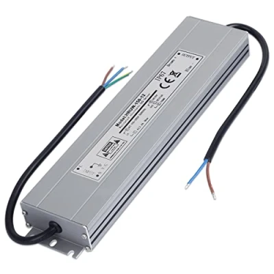 Bild av LED Drivrutin 12V 150W 12.5A, Ultra Slim Konstant SpäNning Transformator, Utomhus IP67 VattentäT AC Till DC StröMföRsöRjning, LåG Adapter, för TräDgåRd Ljusstrimma Lampor