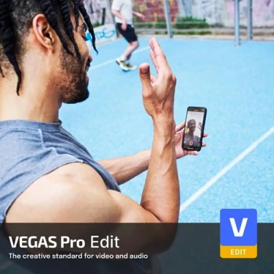 Bild av VEGAS Pro Edit 21 Den kreativa standarden för video och ljud videoredigeringsprogram Videosnittsprogram Windows 10/11 PC 1 licens