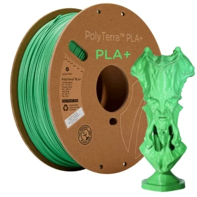 Bild av Polymaker PolyTerra PLA+ Grön 1.75mm 1kg