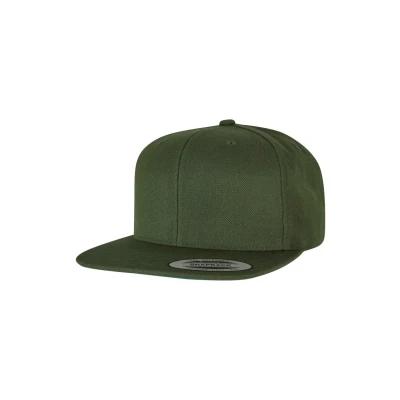 Bild av Flexfit Classic Snapback Keps, Storlek: One Size, Deep olive