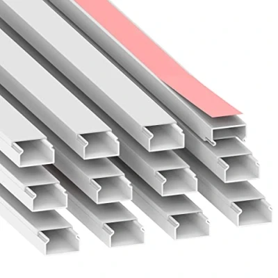 Bild av Habengut Kabelkanal (självhäftande) 20 x 10 mm av PVC, färg: vit, längd 12 m (12 stycken á 1 meter)