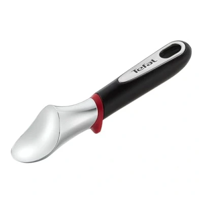 Bild av Tefal Ingenio K20722 glasskopa Perfekt för enkel portionering av glass plast svart/röd ögla upphängning diskmaskinssäker, 25,5 x 4,7 5,5 cm