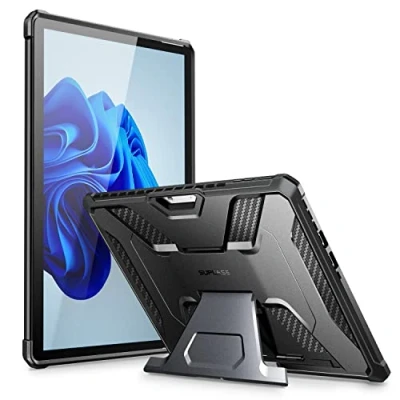 Bild av SUPCASE Fodral för Microsoft Surface Pro 9 (2022) / 10 (2024), med integrerat Kickstand Rugged Protective Case Kompatibel Keyboard Type Skal (Svart)