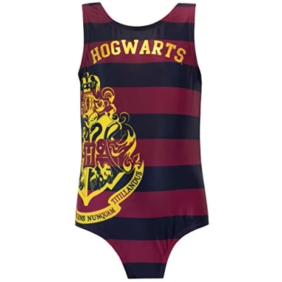 Bild av Harry Potter Hogwarts baddräkt för flickor, flerfärgad, 140 cm