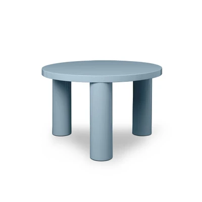 Bild av Ferm Living Post Coffee Table Soffbord Small Sky Blue Ø65 x H41,4 cm