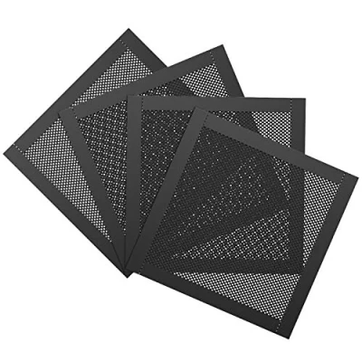 Bild av MoKo 120mm Dust Filter for Computer Cooler Fan, [4 Pack] Magnetic Frame PC Fan Mesh PVC Dustproof Cover Grills Black