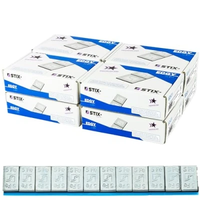 Bild av STIX Automotive Equipment 400 självhäftande stänger 24 kg Balanseringsvikt 12 x 5 g galvaniserad