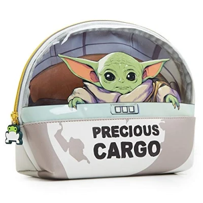 Bild av The Mandalorian Baby Yoda toalettväska nörd Star Wars Yoda, grå, en storlek, Taille unique