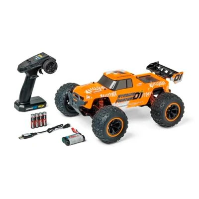 Bild av Carson 500404253 1:10 XS Stadium Fighter 100% RTR apelsin fjärrstyrd bil, RC Buggy, inkl. batterier och fjärrkontroll, off road buggy
