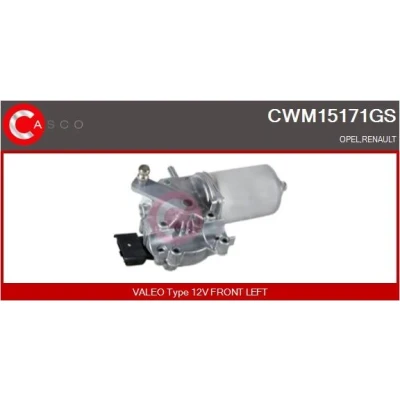 Bild av CASCO CWM15171GS Torkarmotor 12V Fram för vänsterstyrd OPEL: Movano B Skåpbil, Minibuss
