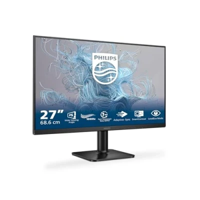 Bild av PHILIPS 27E2N1110 27 tum FHD skärm, 120Hz, IPS, 1ms MPRT Adaptive Sync (1920x1080, HDMI 1x 1.4, DP) svart/röd