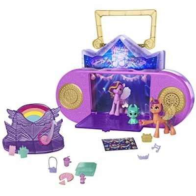 Bild av My Little Pony: Make Your Mark leksak Musical Mane Melody Lekset med ljus och ljud, tre figurer, för barn från 5 år, mångfärgad, F3867, flerfärgad