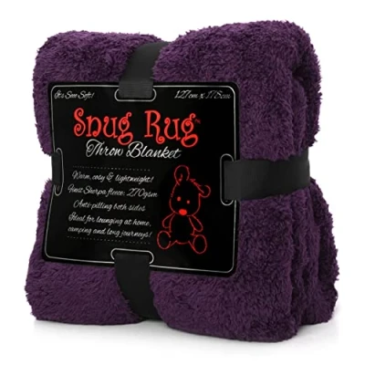 Bild av Snug Rug Fleecefilt Specialutgåva filtar lyxig original lyx sherpa kasta varm fleece 127 x 178 cm Gosig överkast filt violett