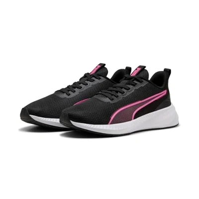 Bild av Puma Unisex Flyer LITE 3 Road Running Shoe, Black Pink pixel, 5.5 UK, svart rosa 38.5 EU