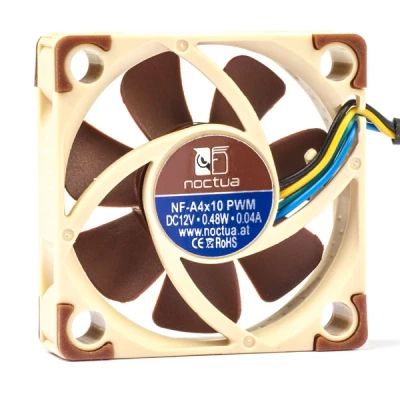 Bild av Noctua NF A4x10 PWM, Tyst Premiumfläkt, 4 pin (40x10 mm, Brun)