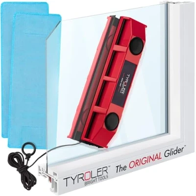Bild av Tyroler Bright Tools The Glider Magnetic window Cleaner S1 D2 D3 (Single Glazed 2 8mm thickness(Black))