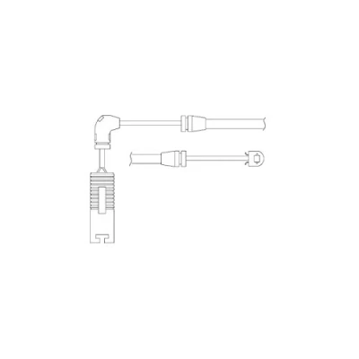 Bild av DELPHI LZ0156 Kit de contact avertisseur, usure des plaquettes freins BMW: 3 Touring, Berline, Coupe