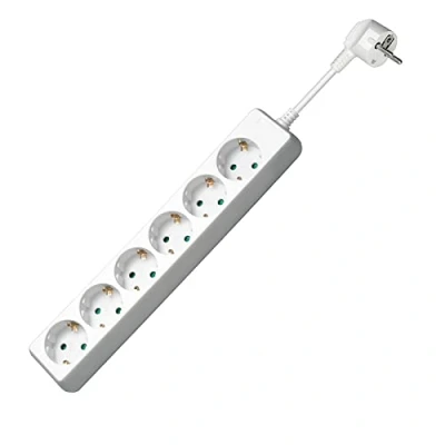 Bild av Pro Power Socket x6 Vit 1.5 m