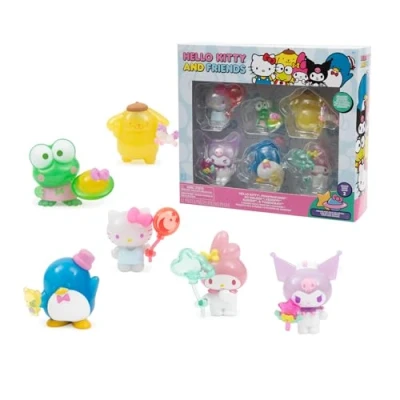 Bild av Hello Kitty 5 cm figurset set med 6 minifigurer i förtrollande mönster, perfekt för att spela, visa upp eller samla fans alla åldrar