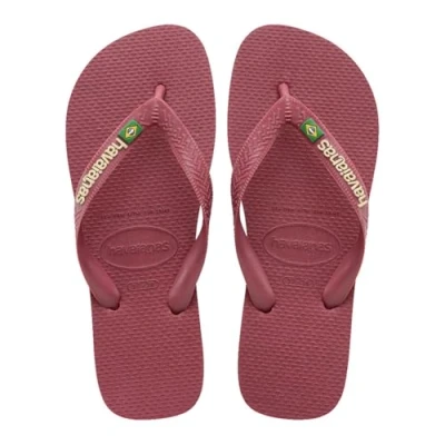 Bild av Havaianas Brasil LOGO Unisex Badsandaler, Storlek: 37 38, Amaranth Konstmaterial