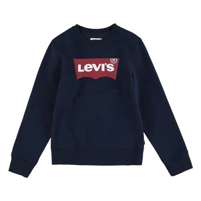 Bild av Levi&#039;s Batwing Crewneck Unisex Sweatshirt för barn, Storlek: 62, Dress blues