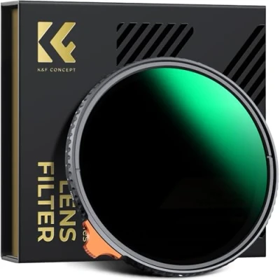 Bild av K&amp;F Concept 52mm Variabelt ND Filter ND2 ND400 High Definition Nano X Justerbar Fader Neutral Density Lens (HD version)