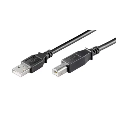Bild av Pro USB A &lt; &gt; B 2.0 3m Svart