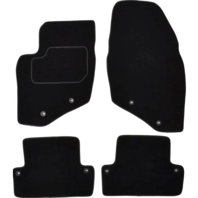 Bild av MAMMOOTH A041 VOL85 PRM 01 Ensemble de tapis sol Textile avant et arrière 4 noir Sur mesure VOLVO: S60 I