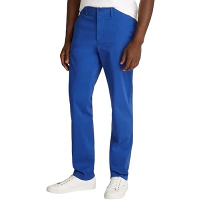 Bild av Tommy Hilfiger herr Denton Chino Satin MW0MW37873 Chino, blå, 29W/30L, Blå (monokrom blå), 29W X 30L