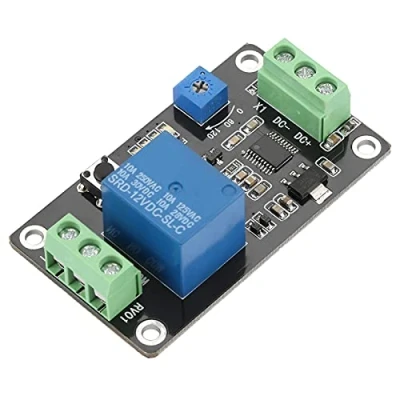 Bild av Fafeicy DC12V 555 Time Delay Relay Module, Självlåsande On Off Timer, Super Timer DC (DC12V)