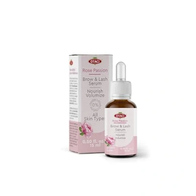 Bild av OTACI Ögonfransserum, Ögonbrynsserum, Eyelash Eyebrow Serum, 15 ml, Främjar Tillväxt och Volym, Minskar Håravfall, Lämplig för Ögonfransförlängning, Hormonfri, Prostaglandinfri, Vegansk