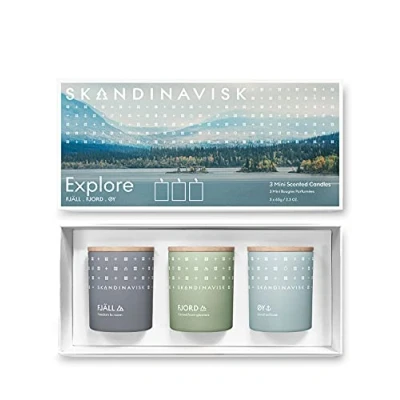 Bild av Skandinavisk Explore TRIO MINI Candle Giftsets Doftset, Storlek: One Size,